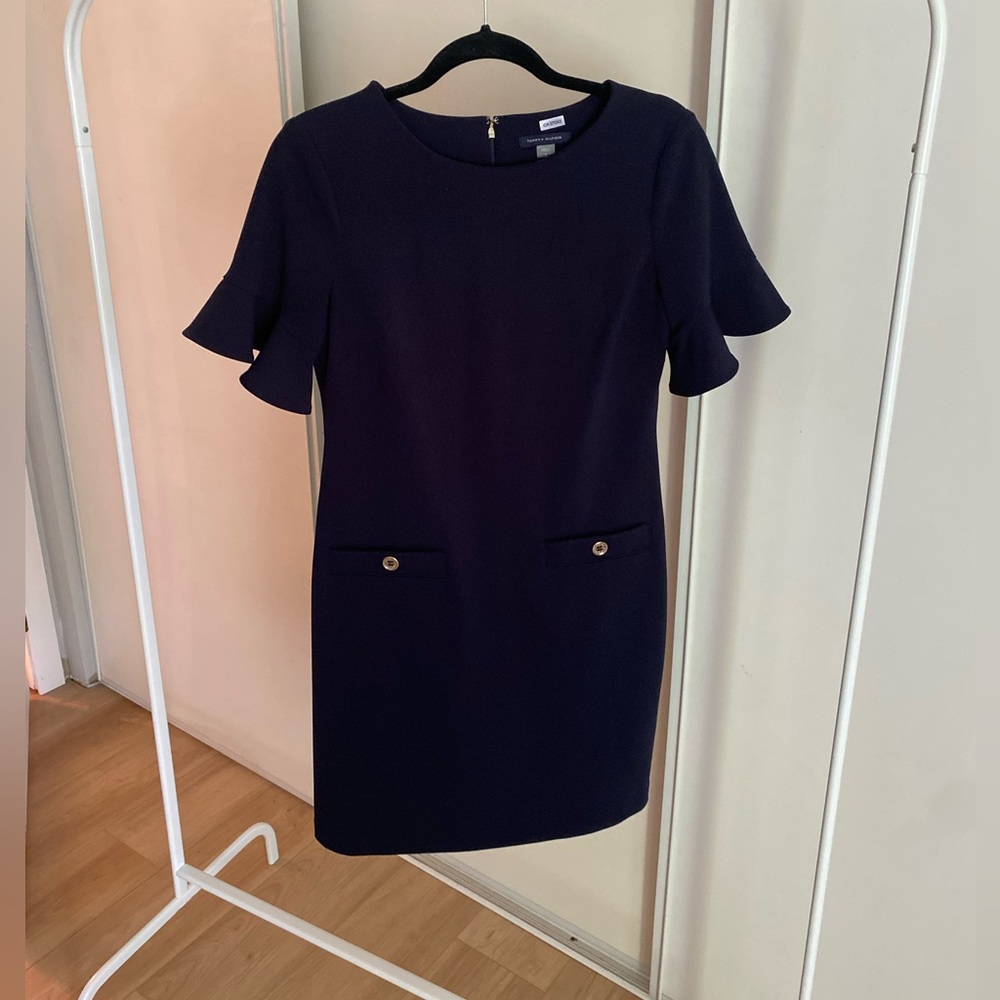 Tommy Hilfiger Ruffle Sleeve Dress